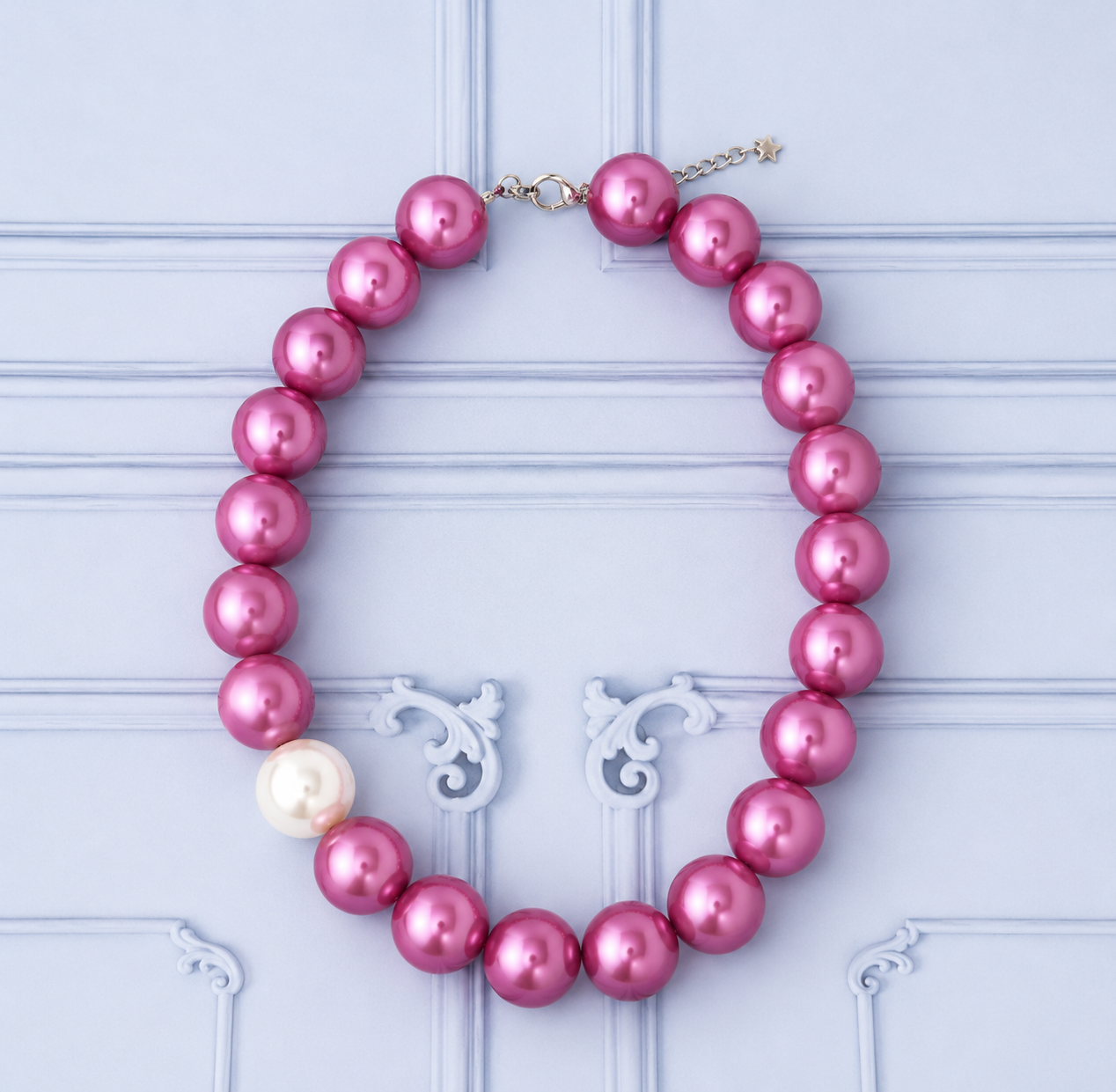 Bubblegum Pearl Necklace